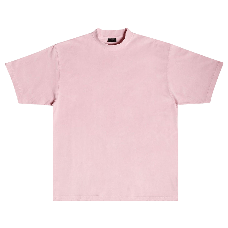 Balenciaga Paris Strass T-Shirt "Faded Pink"