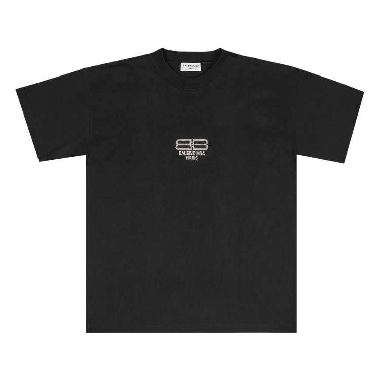 Balenciaga Paris Icon T-Shirt "Black/Silver"