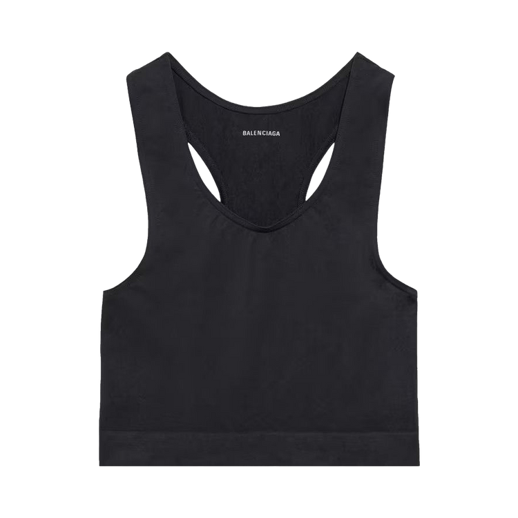Balenciaga Seamless Cropped Top "Black"