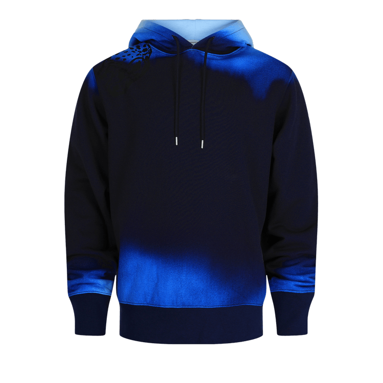 Ferragamo Ombre Leopard Print Hoodie "Blue"
