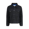 Ferragamo Contrast-Stitch Denim Jacket "Blue"