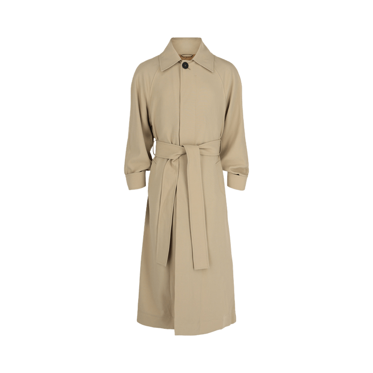 Ferragamo Wool Trench Coat "Nude"