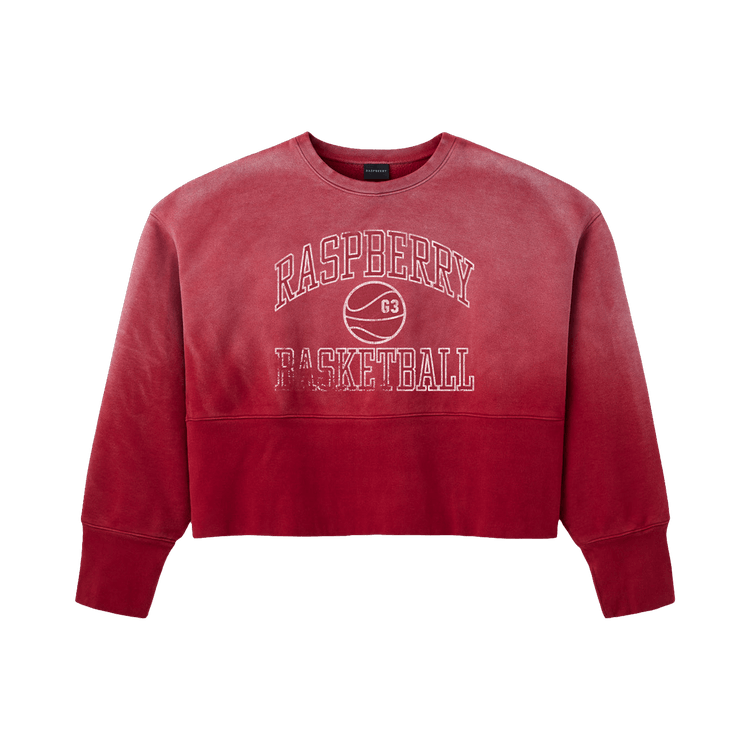 GV Gallery BBall Crewneck "Washed Red"