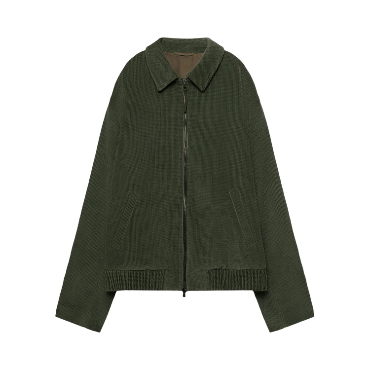 The Elder Statesman Waffle Cord Bomber "Cypress"