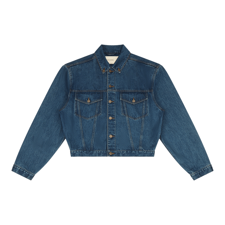 Entire Studios Shrunken Denim Jacket "River Wash"