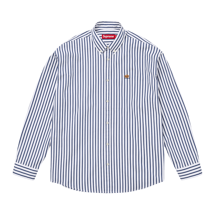 Supreme Stripe Shirt "White"