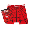 Supreme x Hanes Spider-Man Boxer Briefs (2 Pack) "Red"