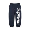 Supreme Satin Appliqué Sweatpant "Navy"