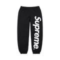Supreme Satin Appliqué Sweatpant "Black"