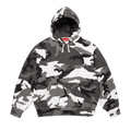 Supreme Satin Appliqué Hooded Sweatshirt "Snow Camo"