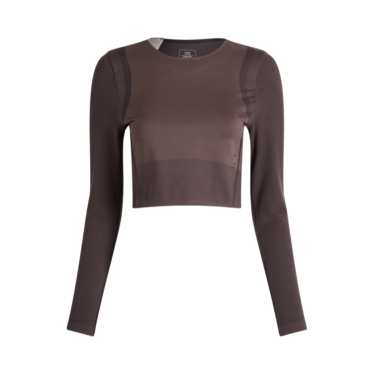 ON Studio Knit Long-T Crop "Pebble/Black"
