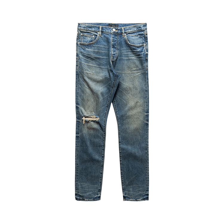 PURPLE BRAND P005 Stratos Vintage Knee Slit Jean "Dark Indigo"