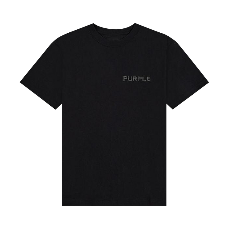 PURPLE BRAND Crystal Blur Tee "Black"