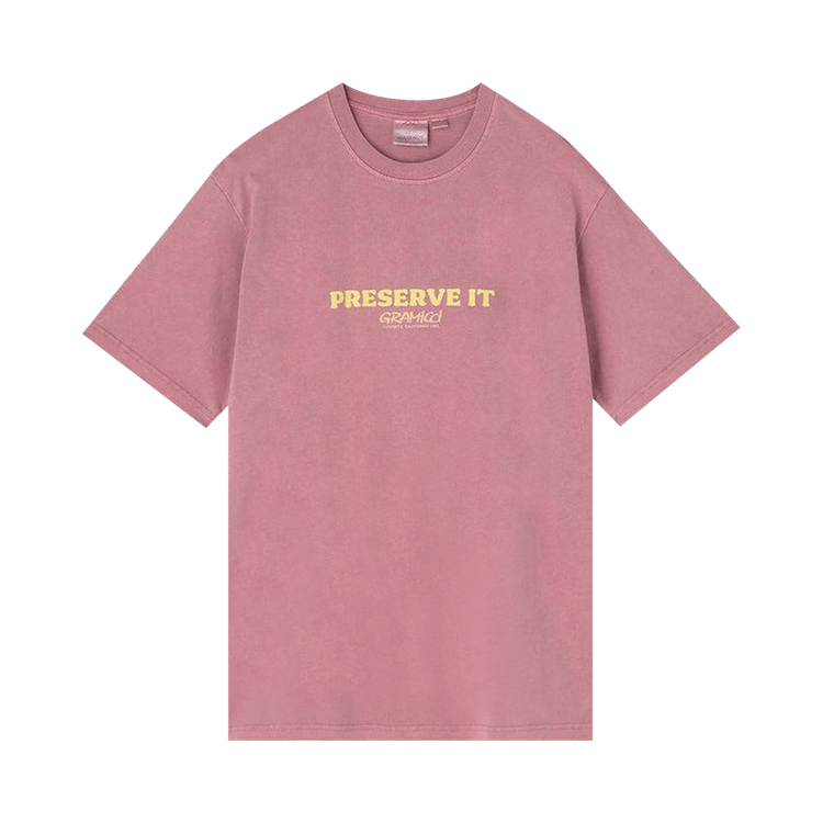 Gramicci Footprints Tee "Red Pigment"