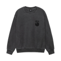 Stussy 8 Ball Pigment Dyed Crew "Black 2"