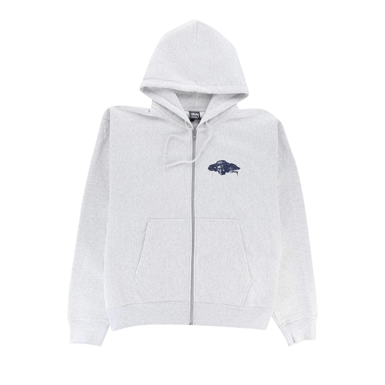 Stussy Hypnos Zip Hood "Ash Heather"