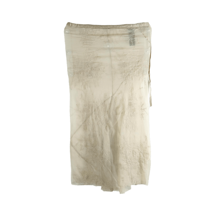 Ann Demeulemeester Sheila Long Bias Skirt "Mastic"