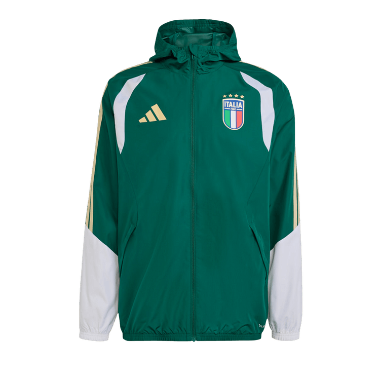 Adidas Italy 26 Tiro Allweather Jacket "Collegiate Green"
