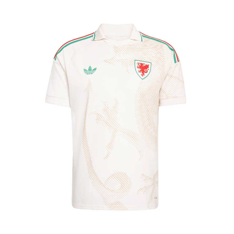 Adidas Wales 26 Away Jersey "Chalk White"