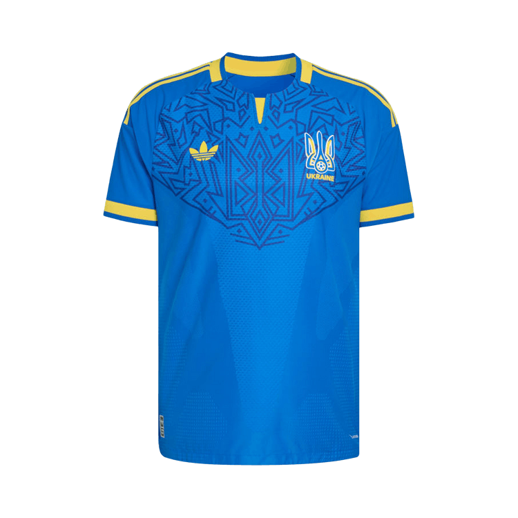 Adidas Ukraine 26 Away Authentic Jersey "Glow Blue"