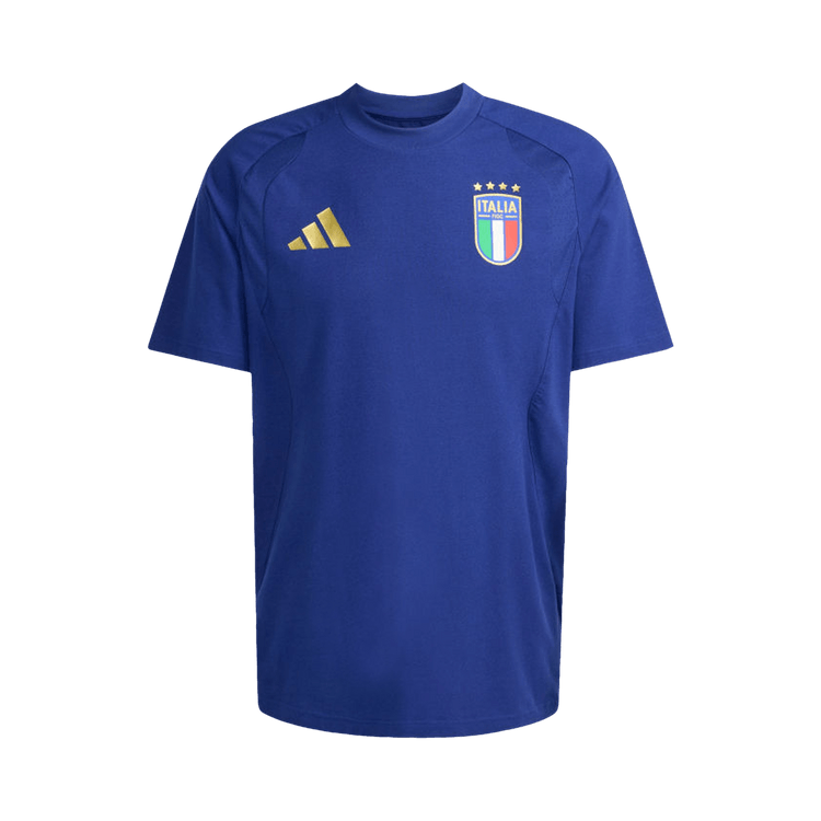 Adidas Italy Tiro Travel Tee "Victory Blue"