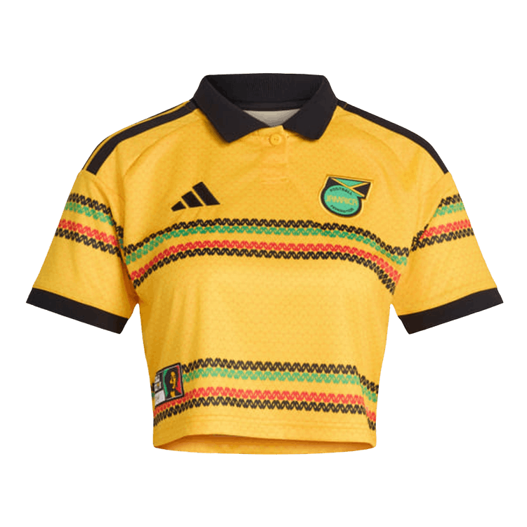 Adidas Jamaica 26 x Bob Marley Home Cropped Jersey "Bold Gold"