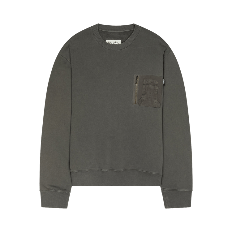 MM6 Maison Margiela Sweatshirt With Cargo Pocket "Grey"