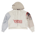 Protocol Index Upside Down Zip Hoodie "White"