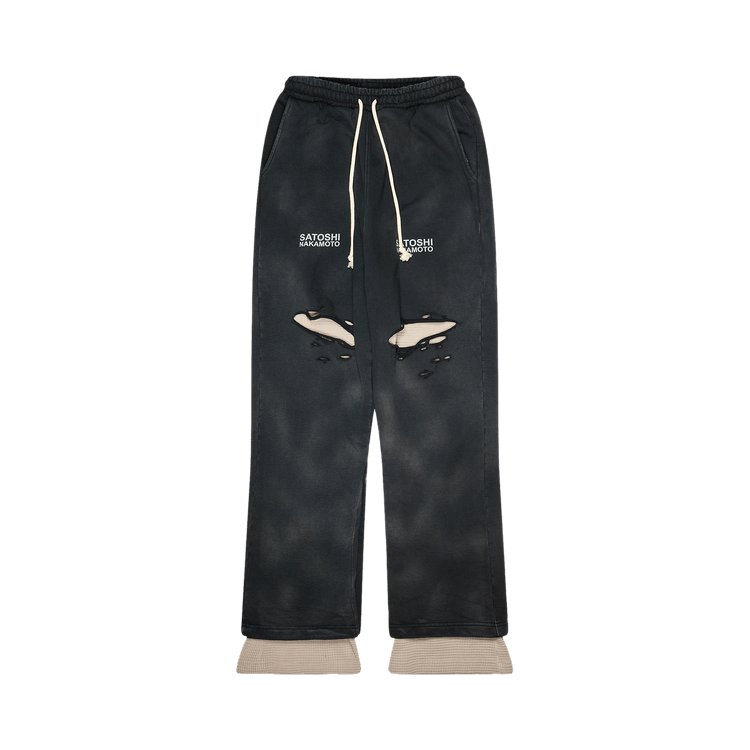 Satoshi Nakamoto Holy Ghost Layered Sweatpant "Black"