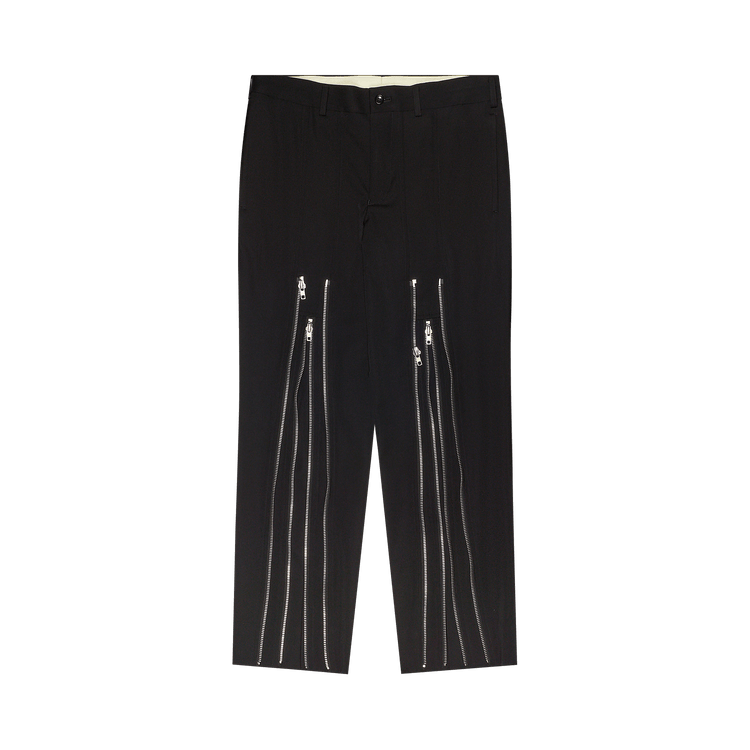 Comme des Garçons Homme Plus Slim Trousers With Zips "Black"