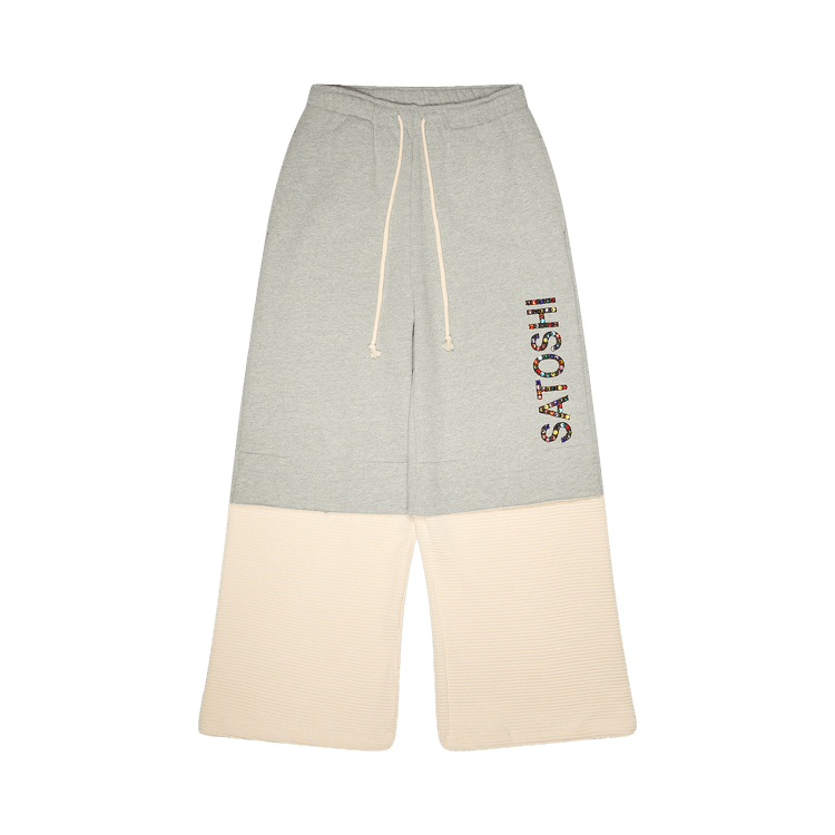 Satoshi Nakamoto Double Layer Studded Sweatpant "Grey"