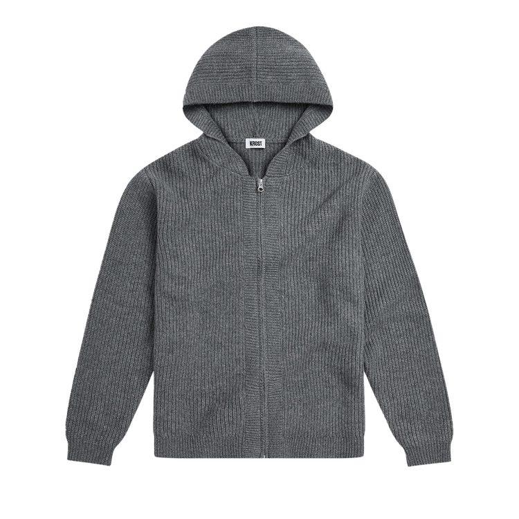 KROST Wool Zip Hoodie "Gunmetal"