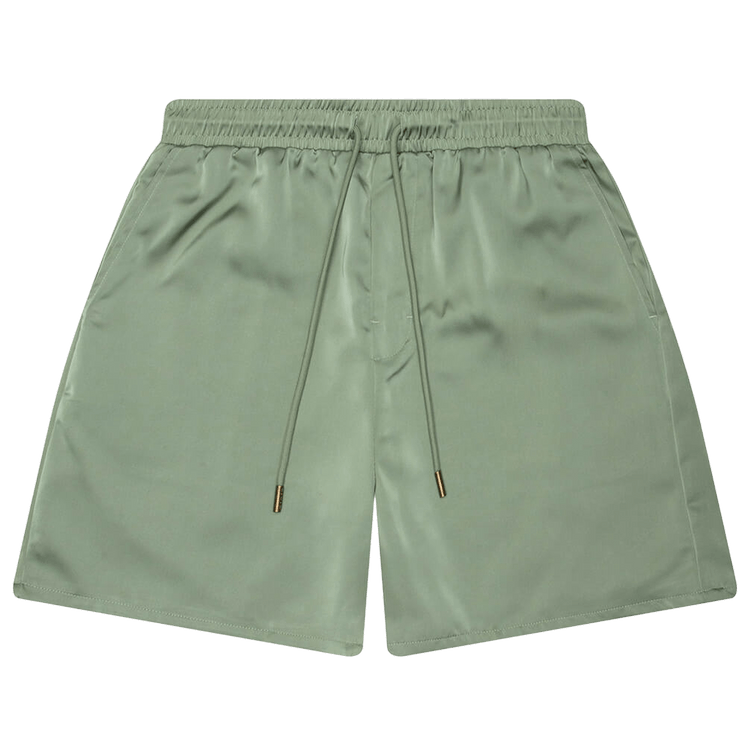 Honor The Gift Satin Drawcord 7" Shorts "Sage"