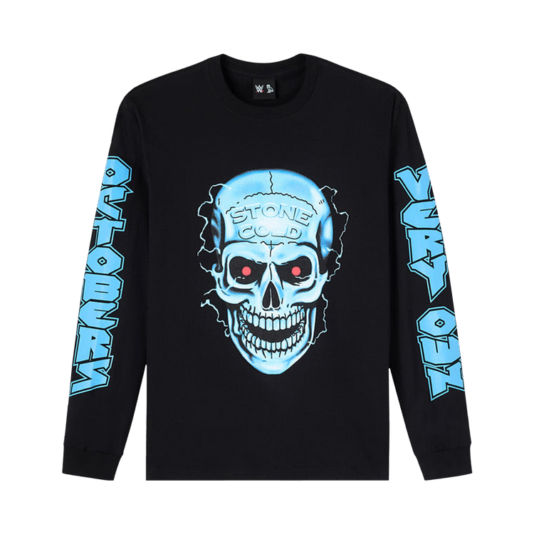 OVO x WWE Stone Cold Long-Sleeve Tee "Black"