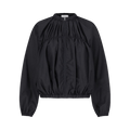 Amomento Nylon Shirring Jumper "Charcoal"