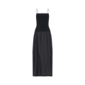 Amomento Nylon Jersey Maxi Dress "Charcoal"