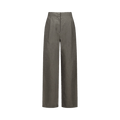 Amomento Linen Tuck Pants "Khaki"