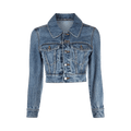 Alexander Wang Shrunken Trucker Jacket "Vintage Medium Indigo"