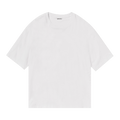 Auralee Brushed Organic Cotton Jersey Tee "White"