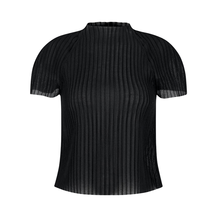 Amomento Pleats Raglan Top "Black"