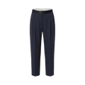 Bottega Veneta Wool Grain De Poudre Trousers "Midnight Blue"