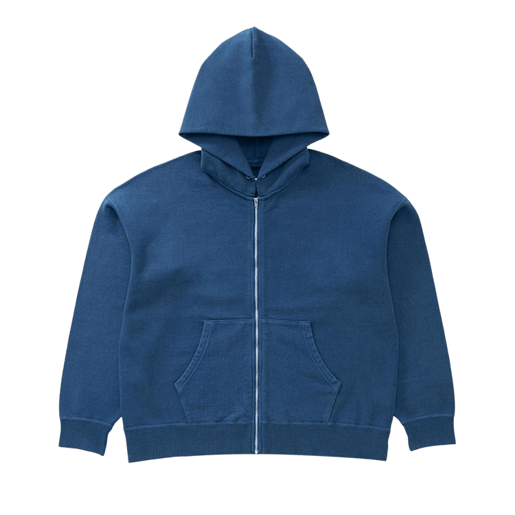 Visvim Jumbo SB Hoodie F.Z. "Light Indigo"