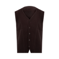 Issey Miyake Vest "Egg Plant Black"