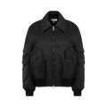 Bottega Veneta Satin Nylon Blouson "Double Black"