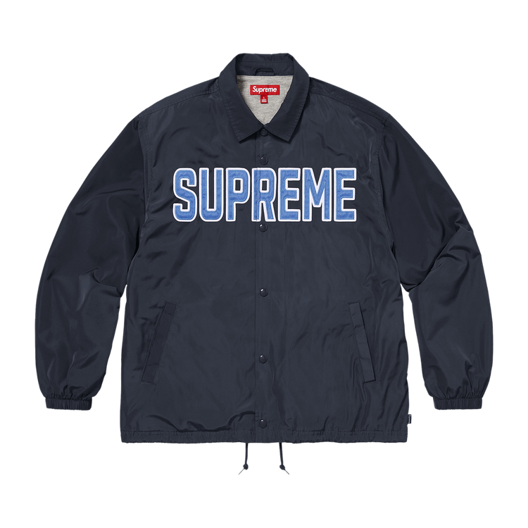 Supreme Spellout Coaches Jacket "Navy"