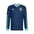 Adidas Germany 26 Away Authentic Long Sleeve Jersey "Collegiate Navy"