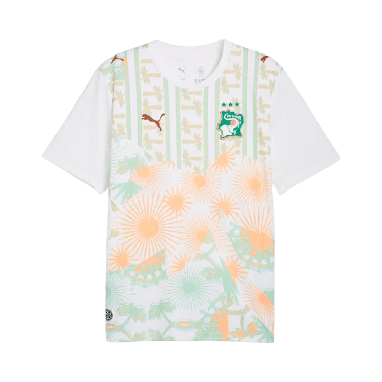 Puma Ivory Coast 2026 Away Kit "Puma White-Warm Chestnut"