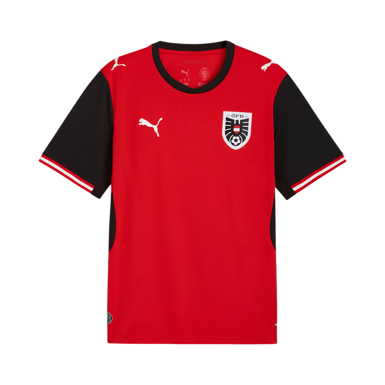 Puma Austria 2026 Home Kit "Puma Red-Puma Black"