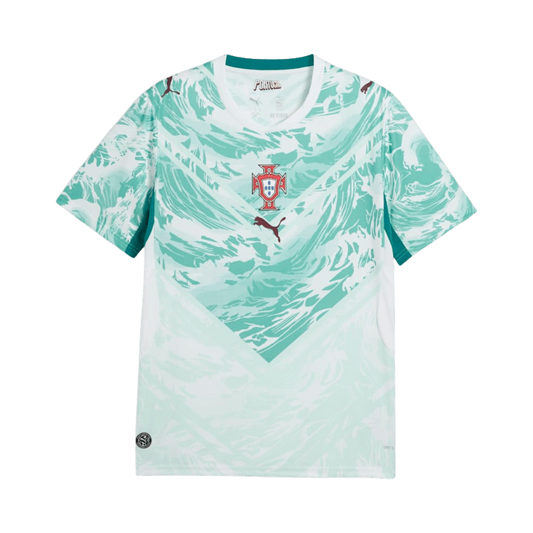 Puma Portugal Away Kit "Puma White-Green Lagoon"
