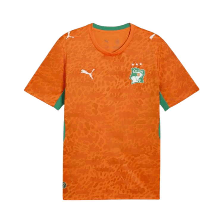 Puma Ivory Coast 2026 Home Kit "Rickie Orange-Sport Green"